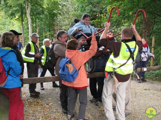 randonnée sportive avec joëlettes, Tervuren, 2012